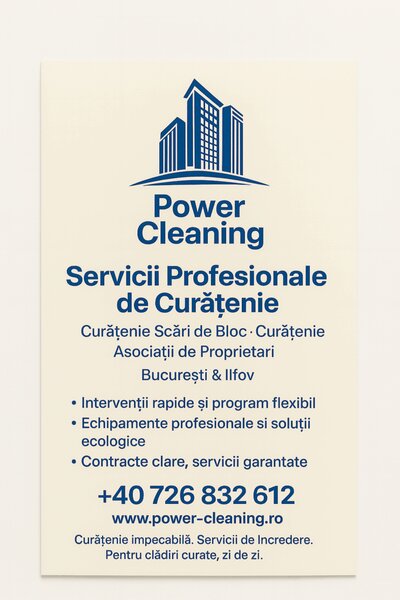 Power Cleaning - Firma curatenie.